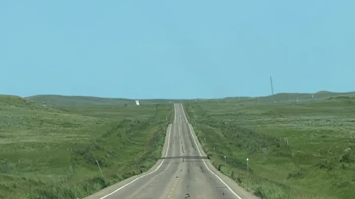 A random section of I-90 in Montana